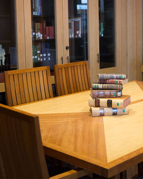 reading room table