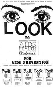 AIDS health project poster