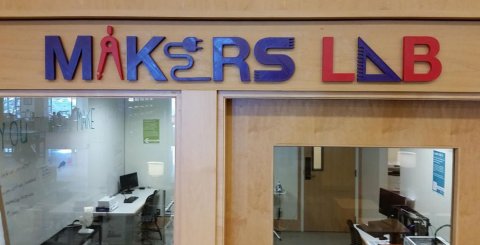 new sign for MakersLab