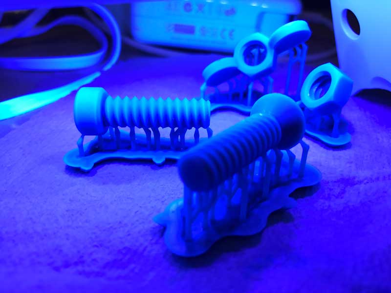 3D print UV curing