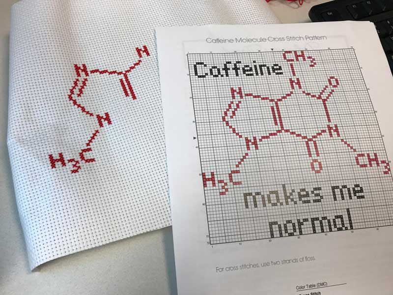 Science Cross Stitching