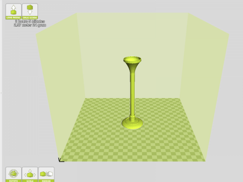 Stethoscope model in Cura