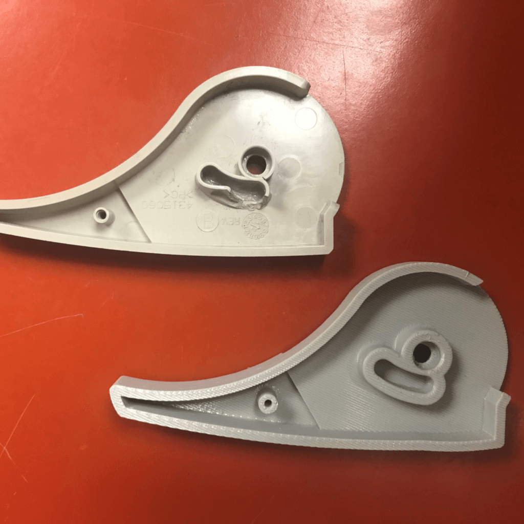 3D printed hinge