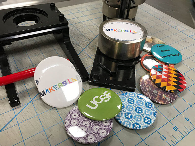 button maker and buttons