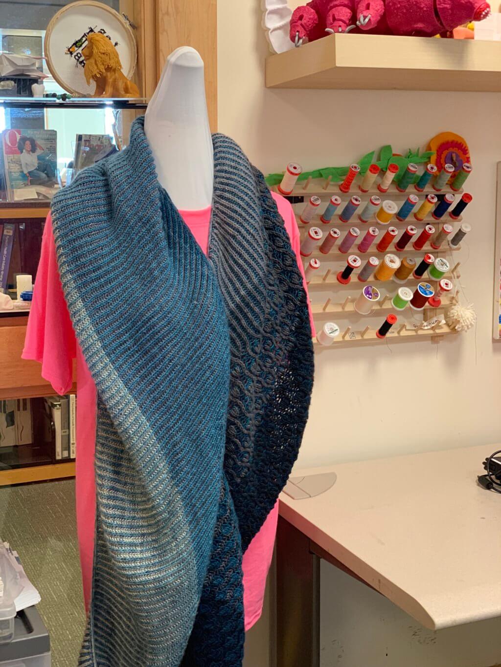 Hand sewn shawl
