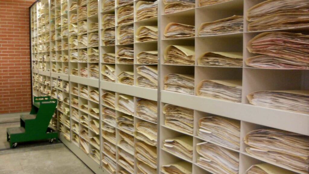 archival document folders