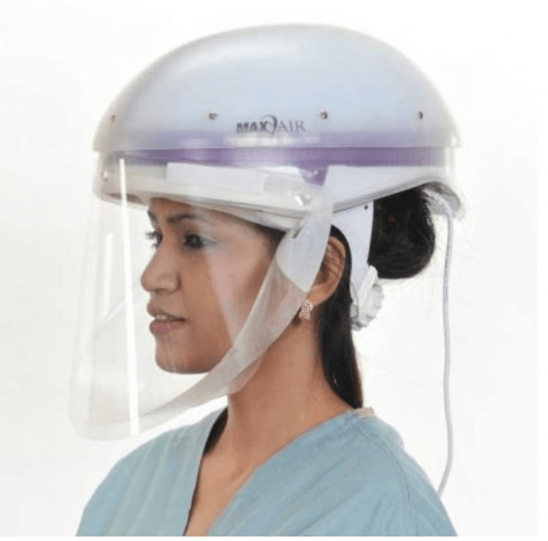 CAPR helmet with disposable lens cuff