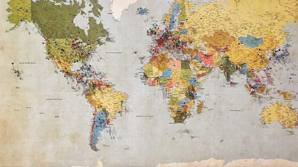 map of the world