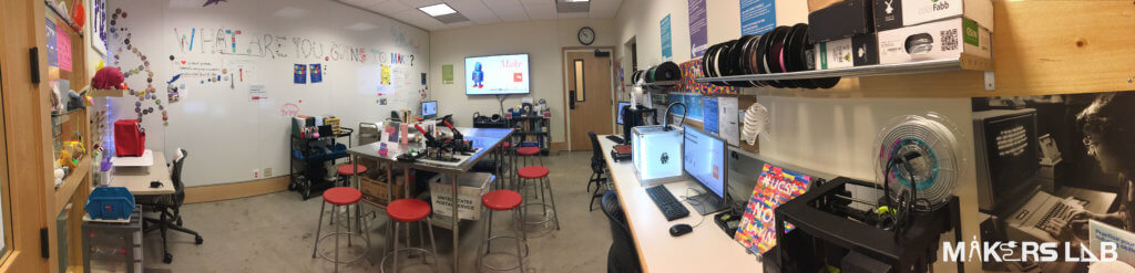 Makers Lab interior panoramic