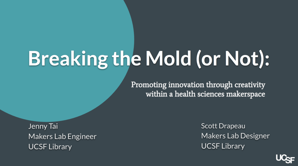 Breaking the Mold (or Not) presentation slide