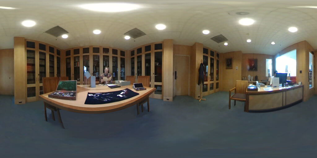 360 video of Archives reading room