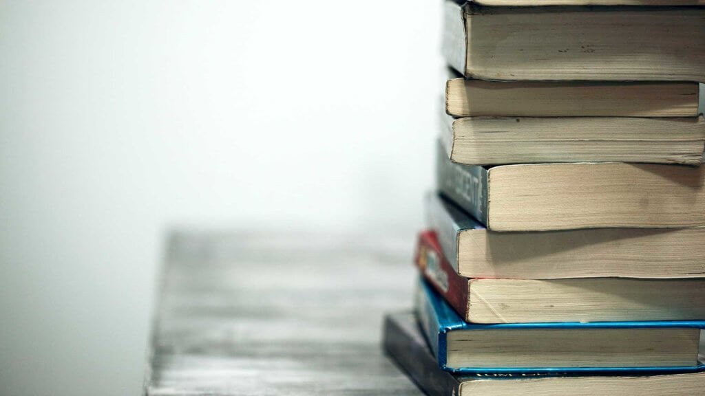 stack of books