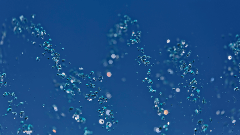 Dancing water drops