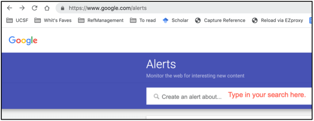 google alert screenshot