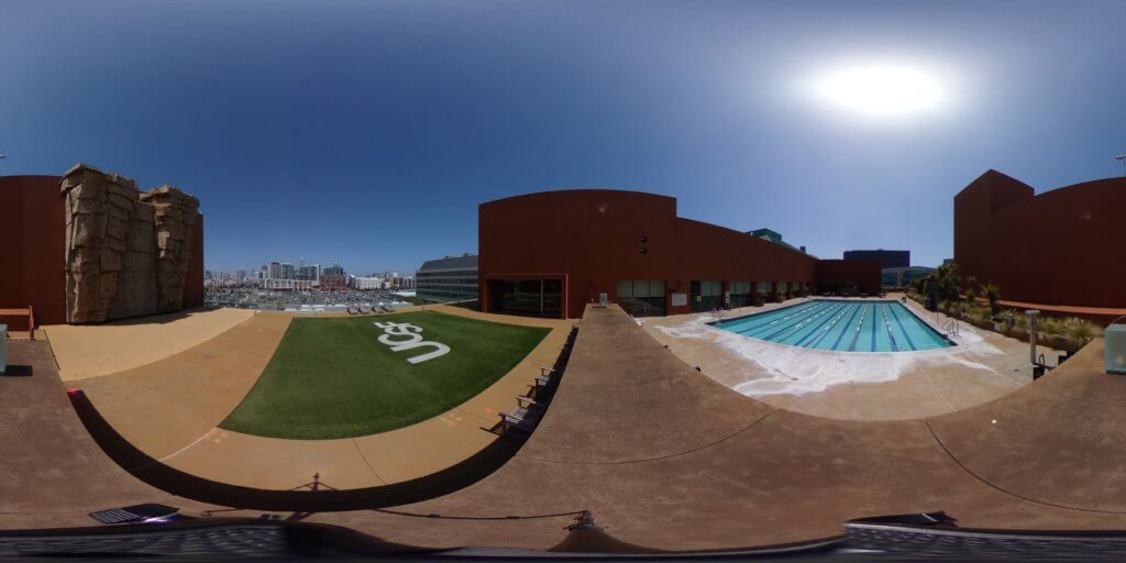 Mission Bay Fitness Center Roof BRACKETING Dark By Susan Merrell 1