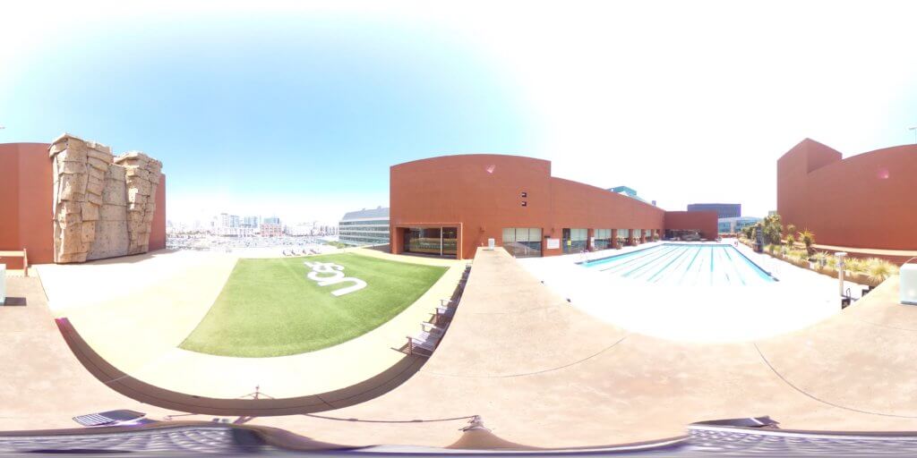 Mission Bay Fitness Center Roof BRACKETING Light By Susan Merrell