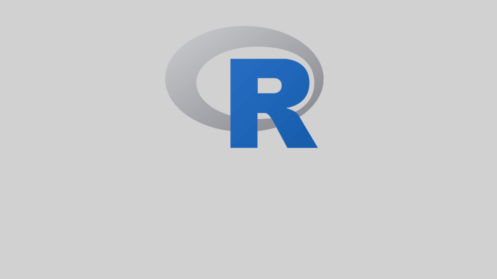 R programming logo