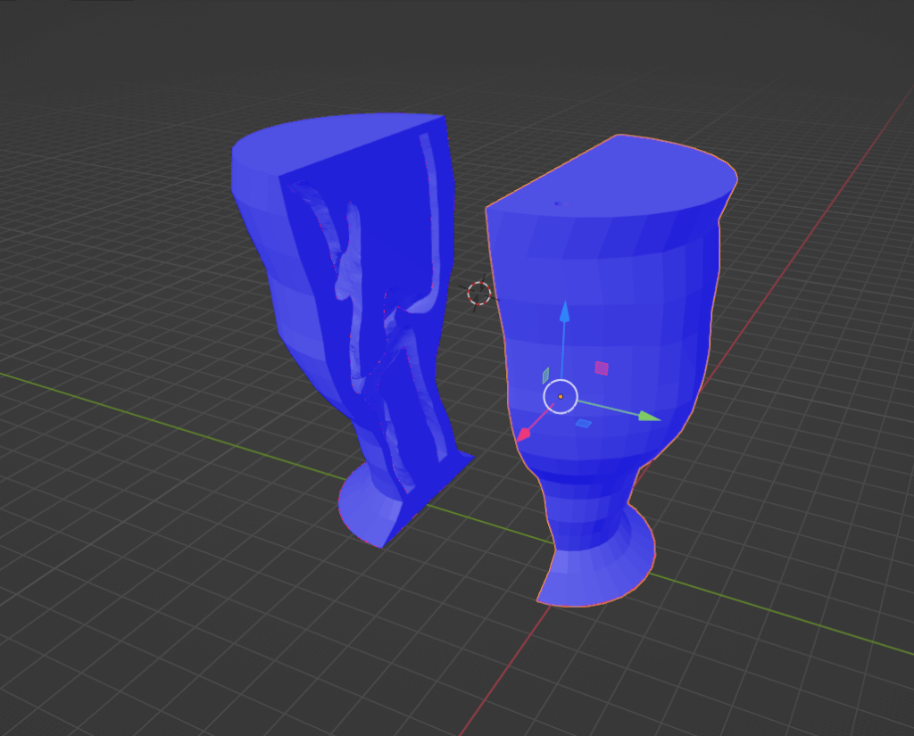 Modeling injection mold in Blender