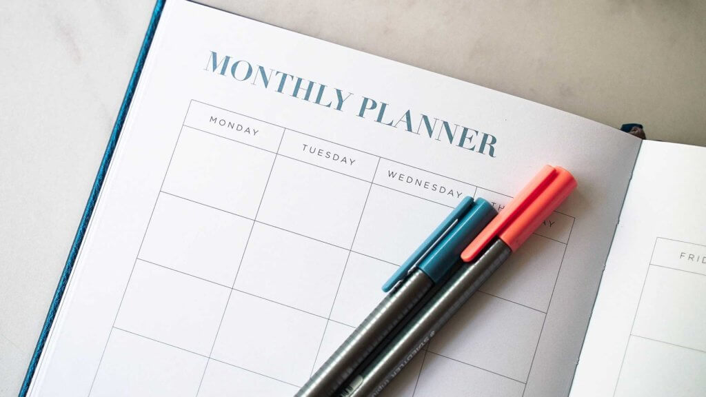 monthly planner