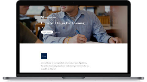 Universal Design for Learning course page