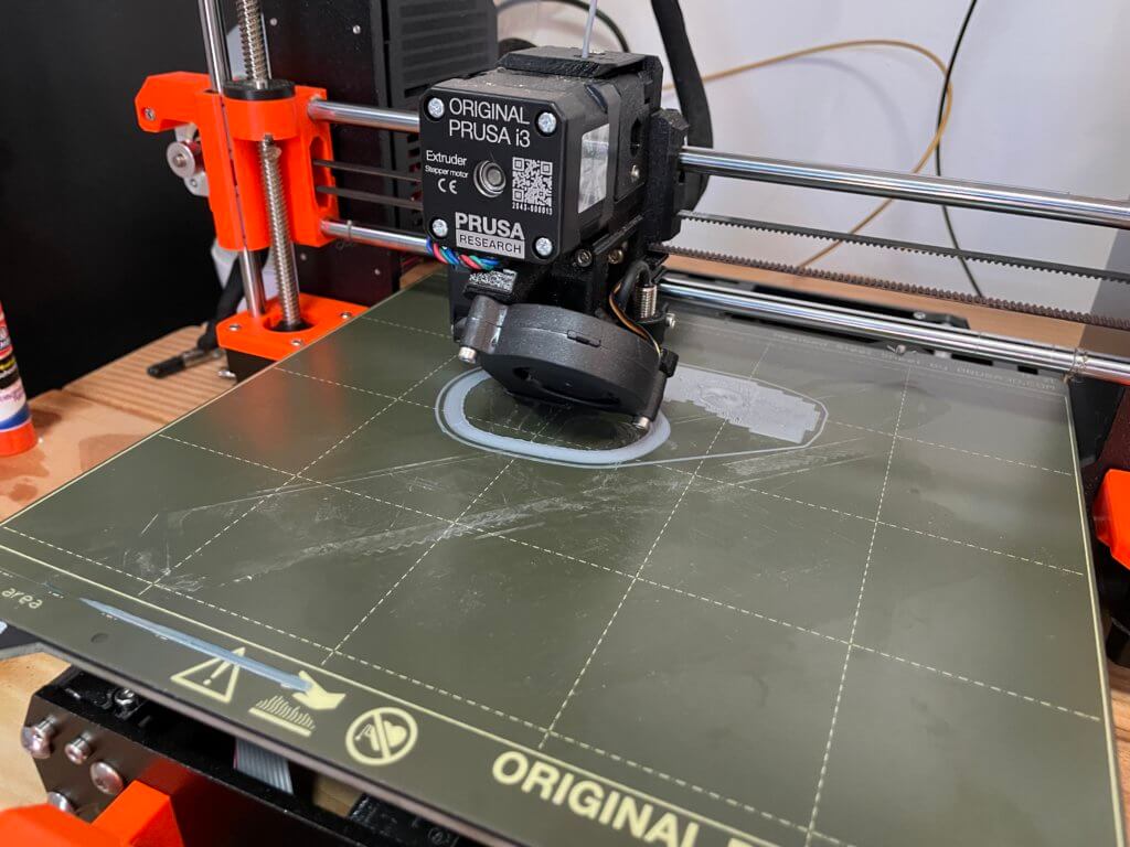 3D print of the left semicircular canal brim