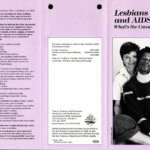 Lesbians and AIDS brochure