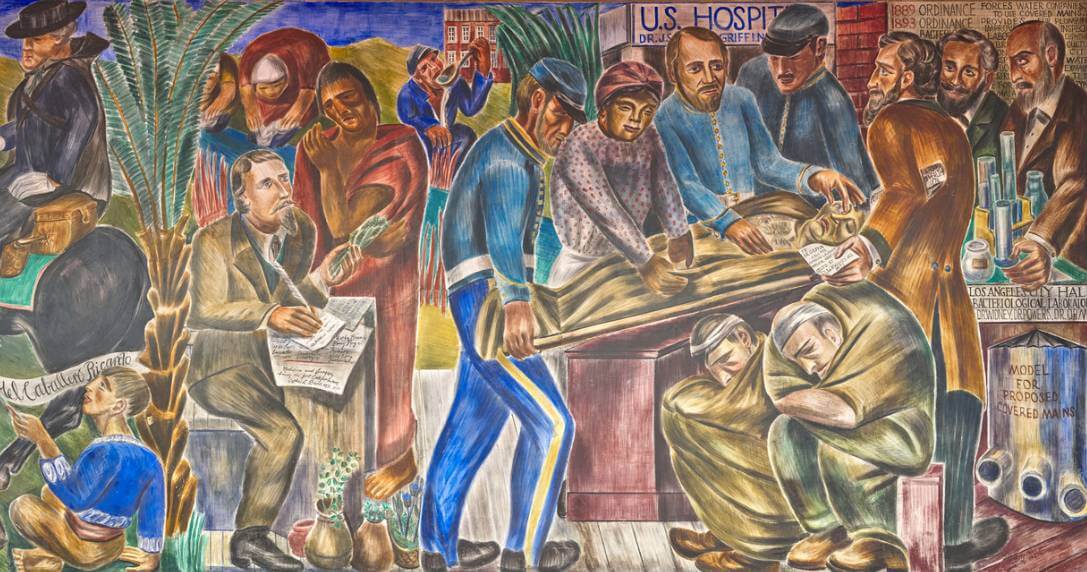 Zakheim Murals, Biddy Mason Panel