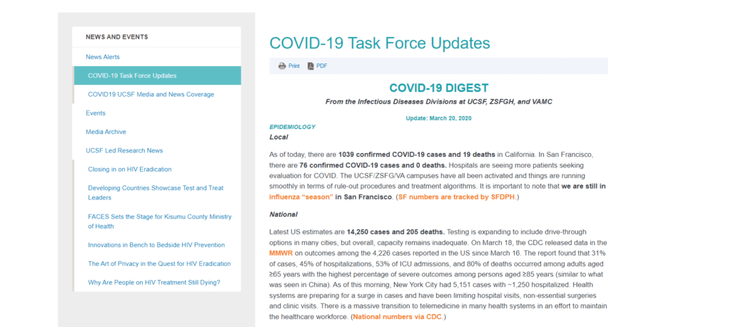 ARI COVID TaskForce