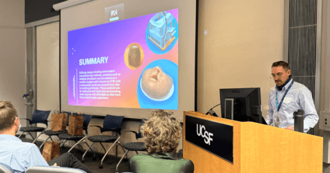 Scott Drapeau presenting at the 2022 UCSF Simulation Symposium