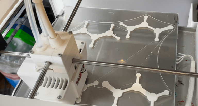 3D-printed atom structures