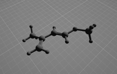 1 methoxy, 3 methyl butadiene structure