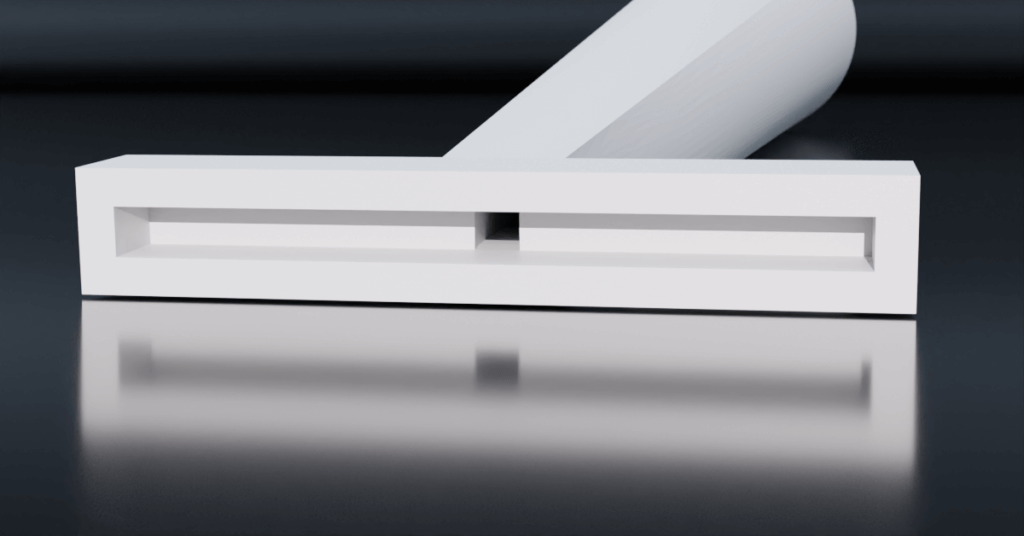 Aspirating vacuum tip close up render