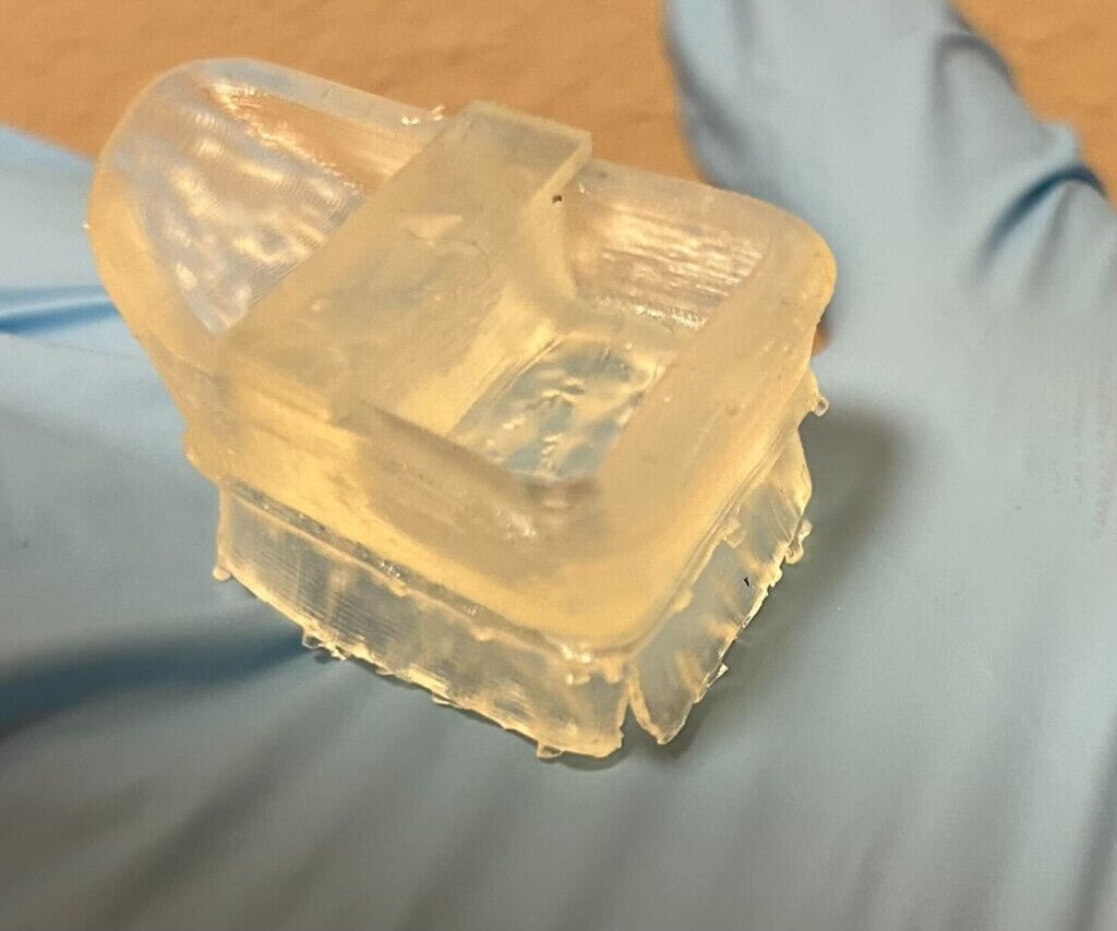 Test 3d print in soft resin
