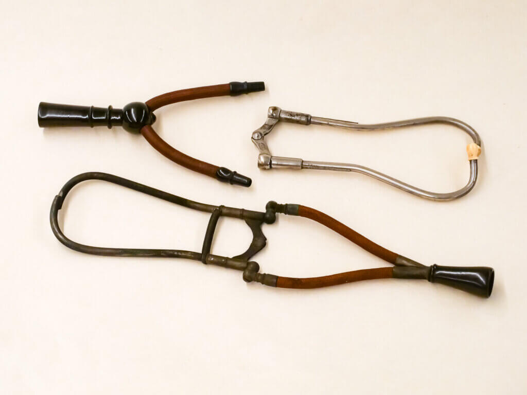 Two Binaural stethoscopes