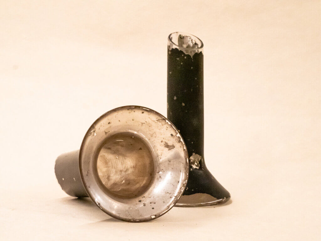 Ferguson speculum with glass mirror inside